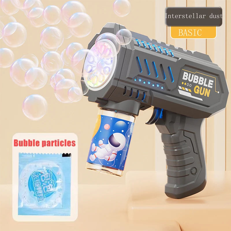 Automatic Bubble Gun – Rocket Bubble Machine for Kids