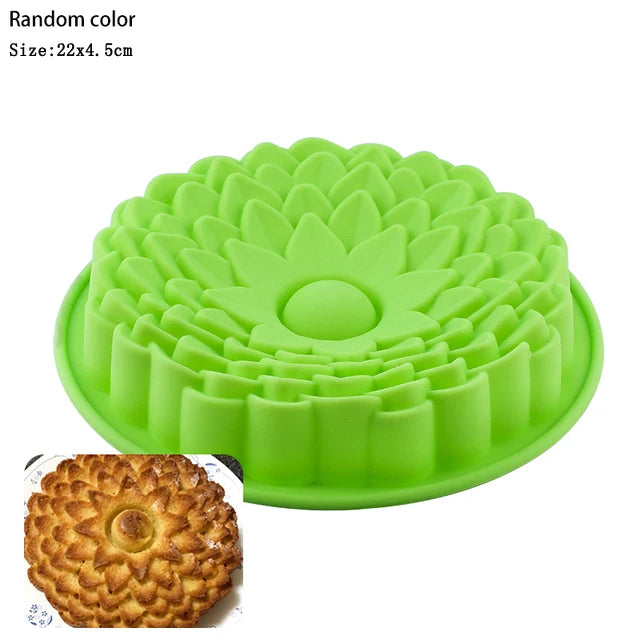 3D Silicone Pastry Mold – Random Colors for DIY Baking