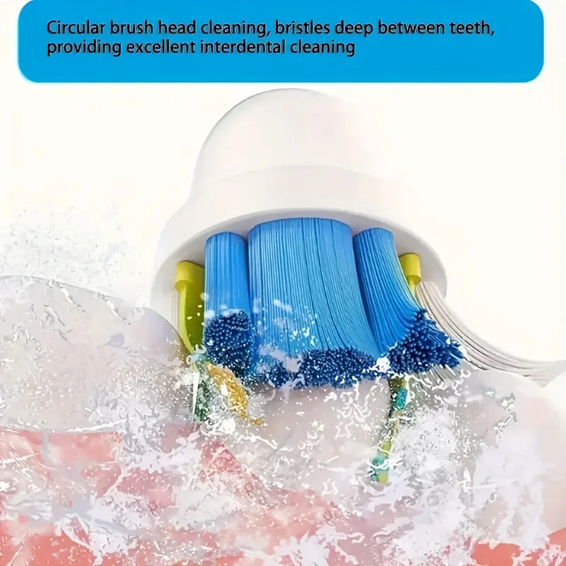 Electric Rotating Toothbrush – Deep Clean with Replacement Heads