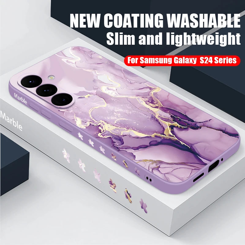 Colorful Marble Cover – Samsung