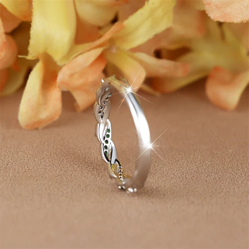 “Daily Party Silver Ring