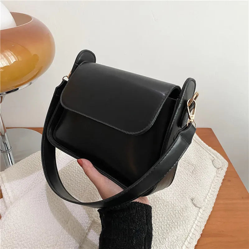 Trendy PU Flap Shoulder Bag