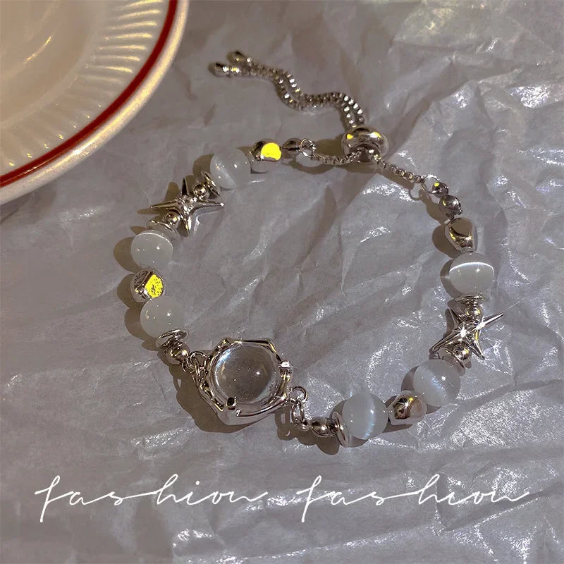 “Gold Stainless Steel Star Bracelet”