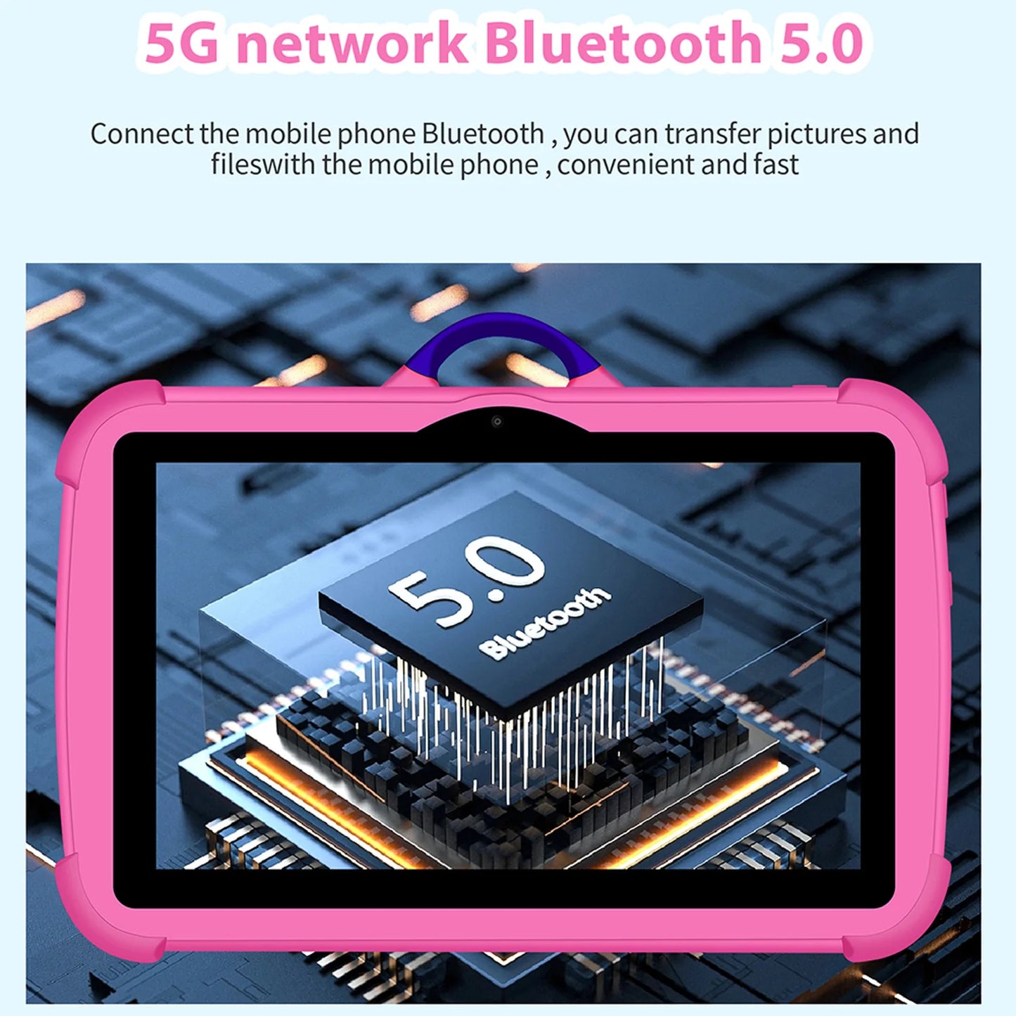 Kids Cartoon Tablet – 7" Learning & Fun