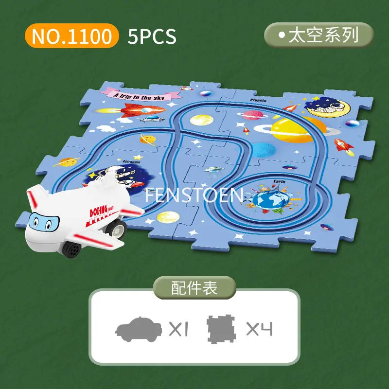 Children’s DIY Electric Railroad Car – Fun Assembly Toy