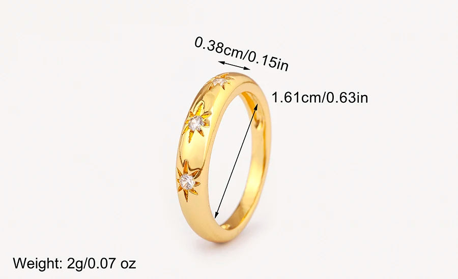 "Luxury Heart Crown Zircon Ring – Women’s Jewelry Gift"