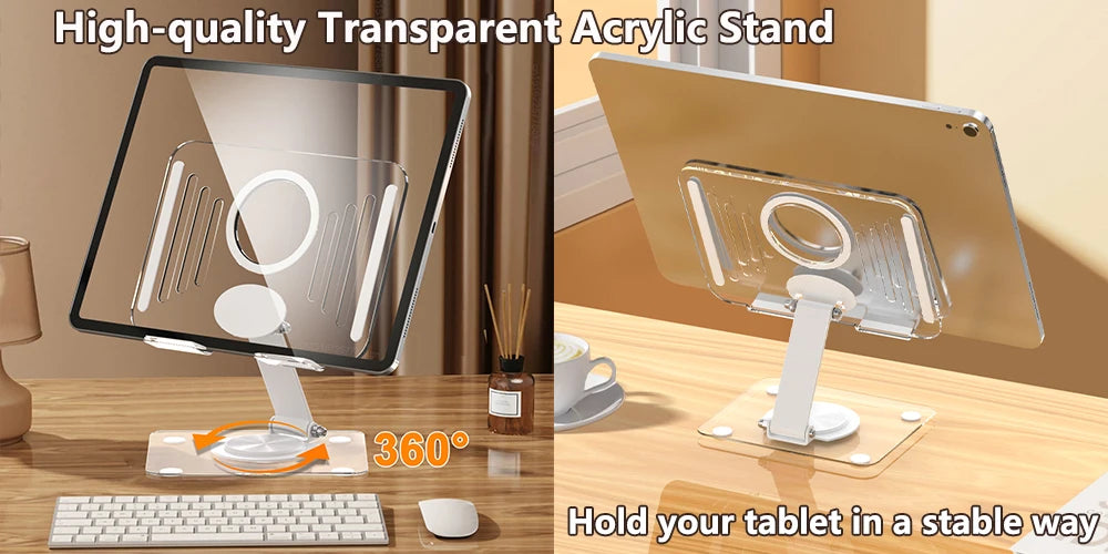 Rotatable Bed Tablet Stand