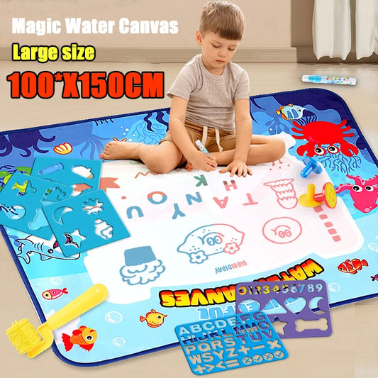 Kids Doodle Water Canvas – Mess-Free Painting Carpet