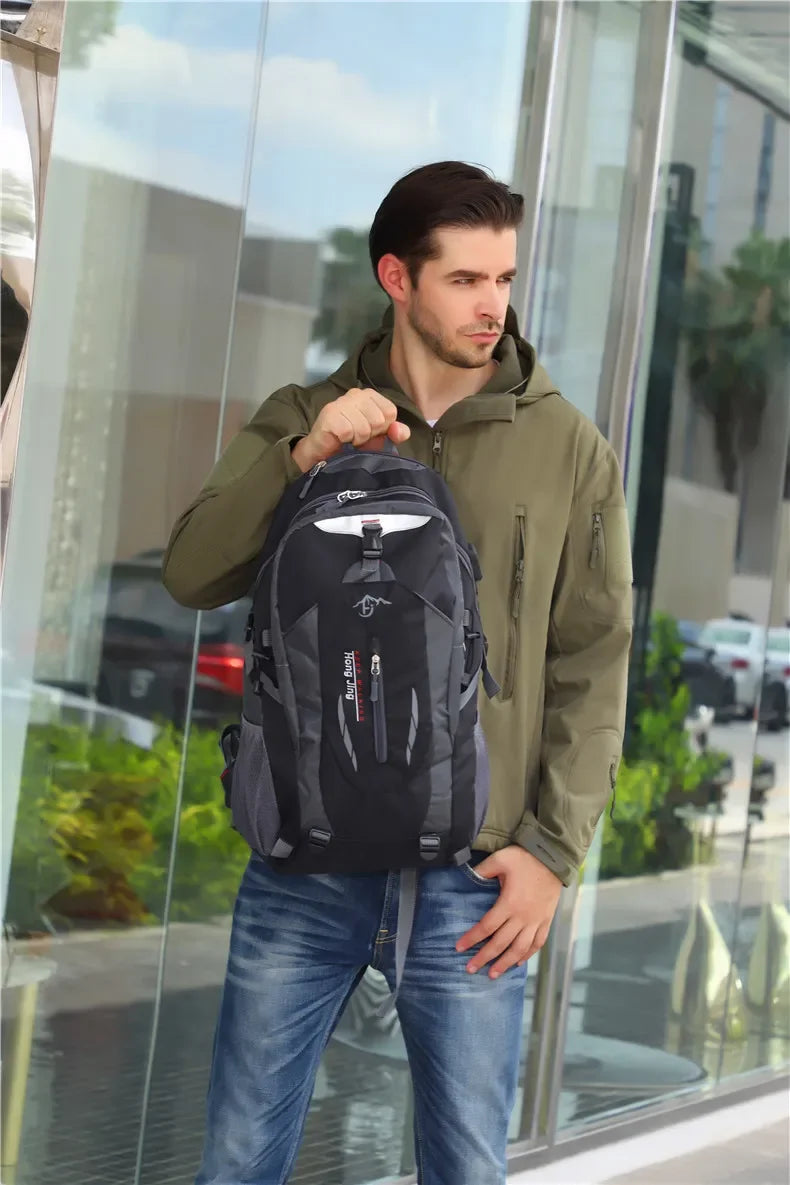 Men’s Waterproof Nylon Travel & Laptop Backpack