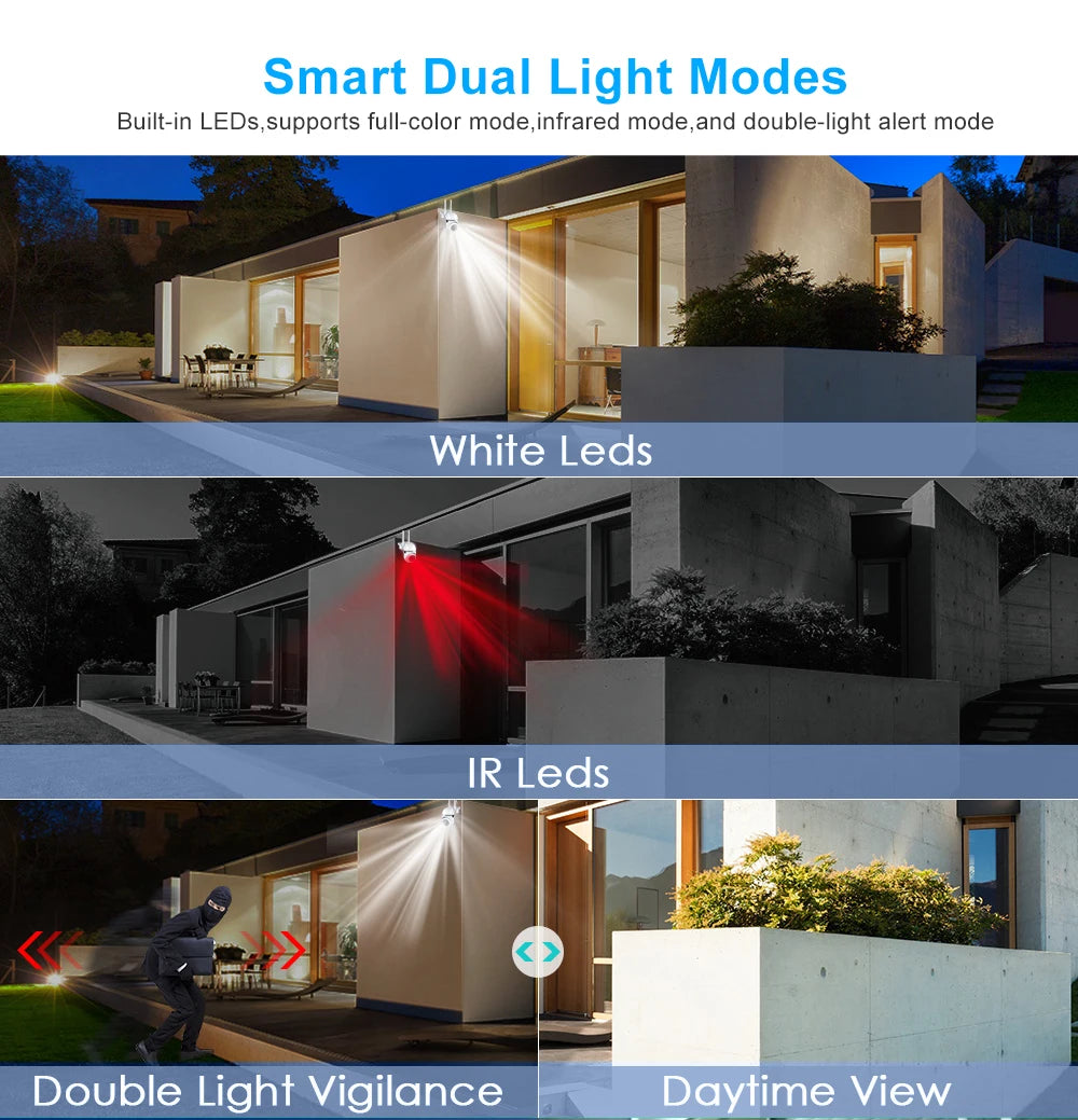 8MP WiFi PTZ Security Camera