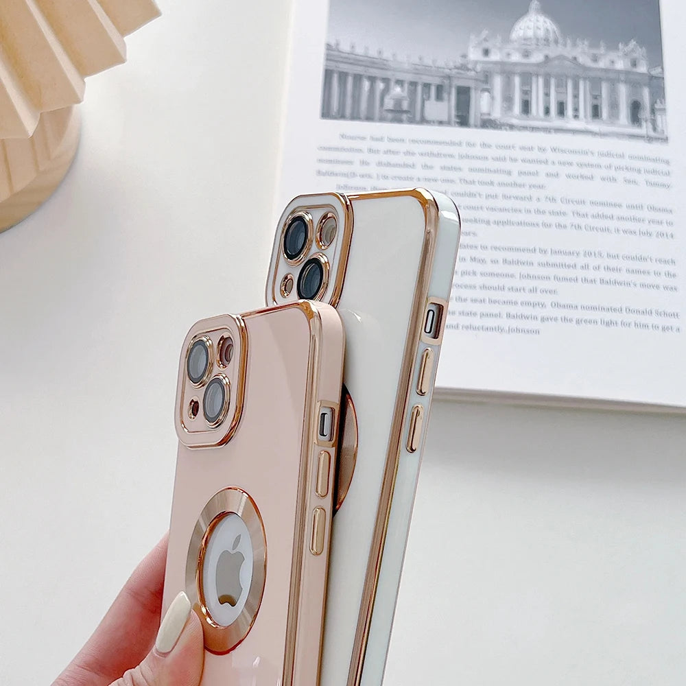 Luxury Fashion Shockproof Silicone Cover – iPhone