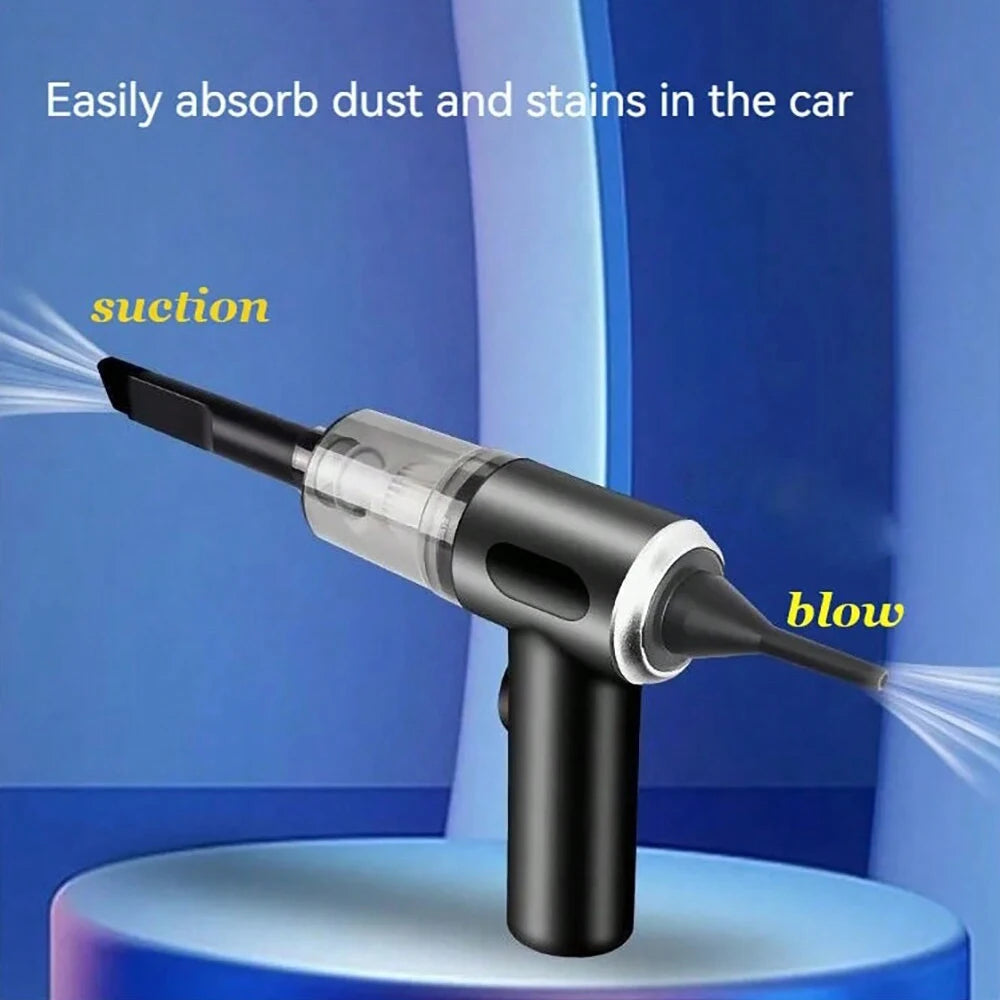 3-in-1 USB Rechargeable Car & Home Vacuum Cleaner