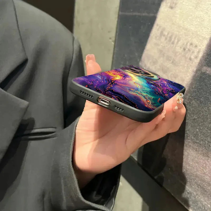 Amber Starry Sky Protective Cover – iPhone