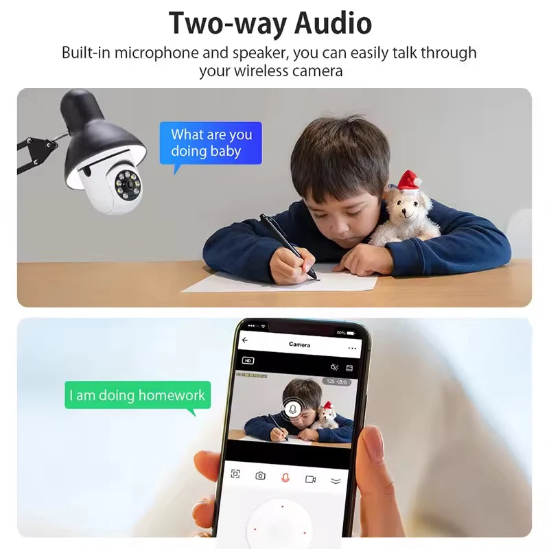 Smart WiFi Bulb Camera