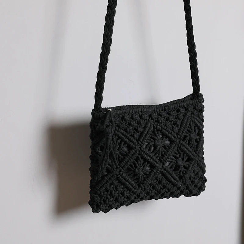 Straw Woven Crossbody Bag