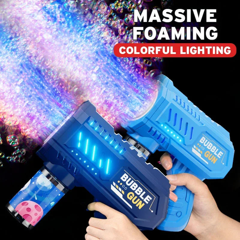Automatic Bubble Gun – Rocket Bubble Machine for Kids