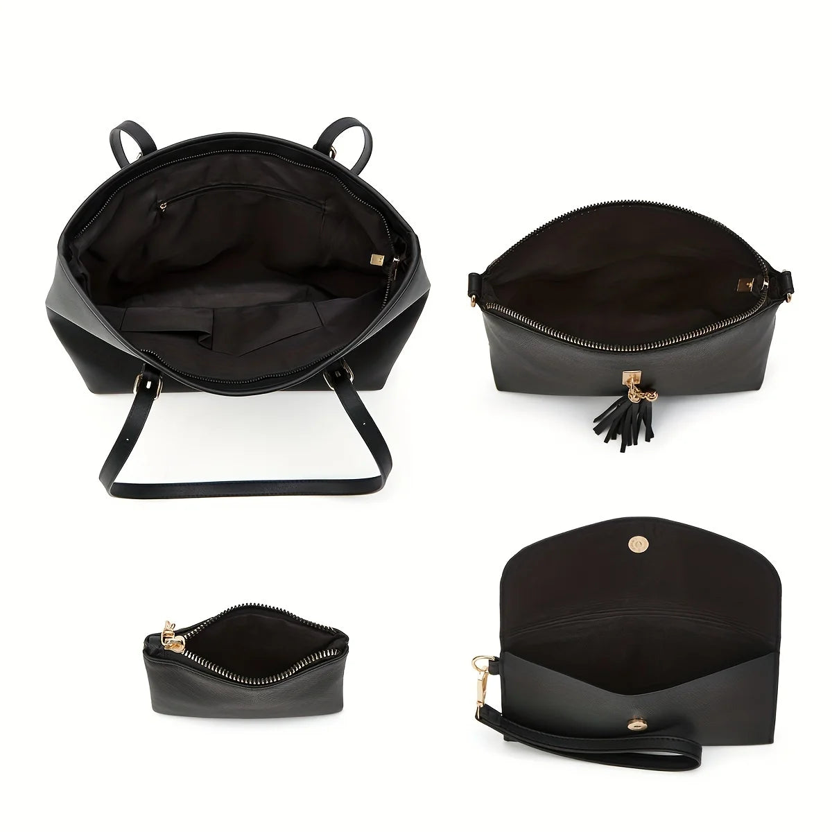 Large Capacity Mother & Child 4-Piece Tote Set