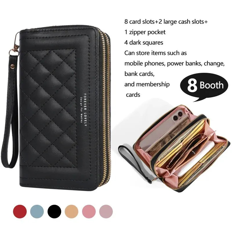 Luxury Women’s Clutch Purse – Card, Coin & Phone Holder