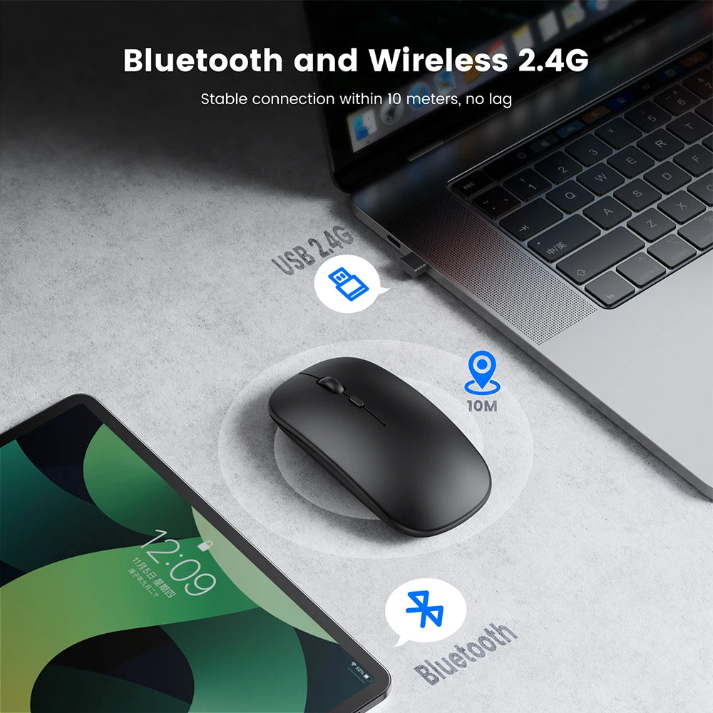 Silent Bluetooth Optical Mouse