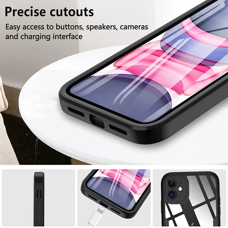 360° Full Body Shockproof Cover – iPhone