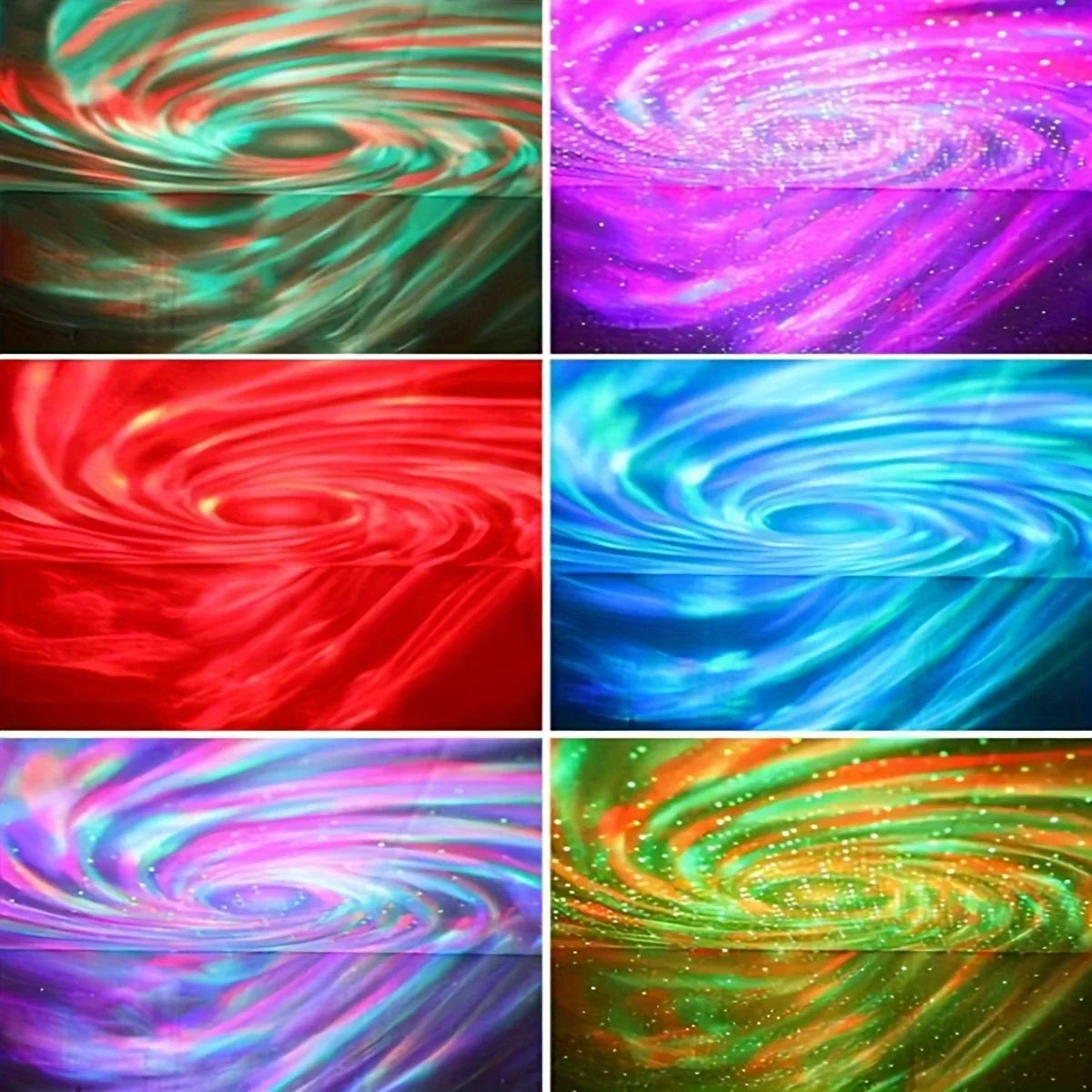 Galaxy Aurora LED Light – USB Projector for Bedroom & Party Decor