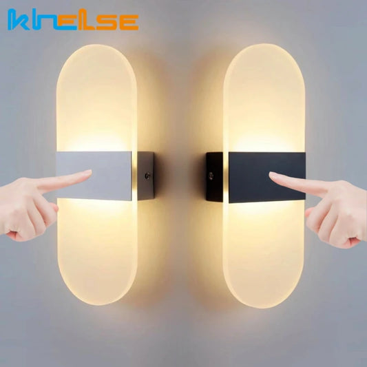 Touch LED Wall Night Light – USB Rechargeable & Wireless