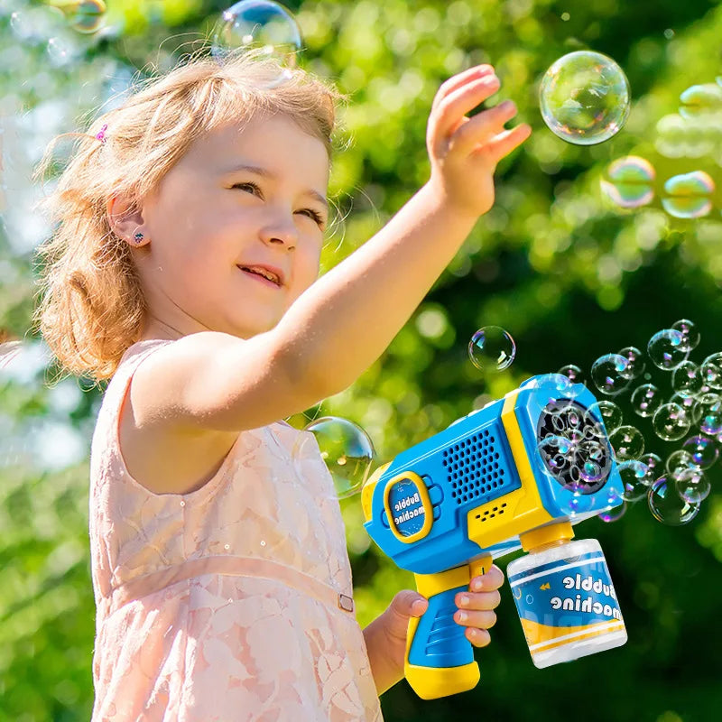 Electric Bubble Gun – Fun Outdoor Toy for Kids