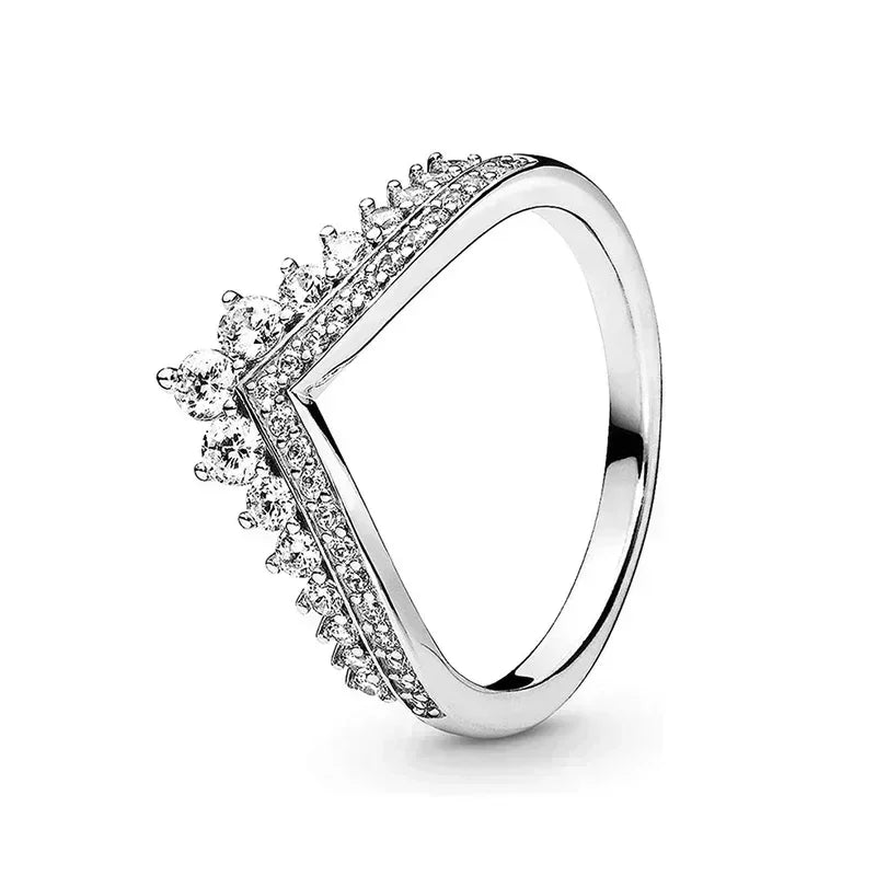 "Classic 925 Silver Heart Ring – Exquisite Couple Jewelry Gift"