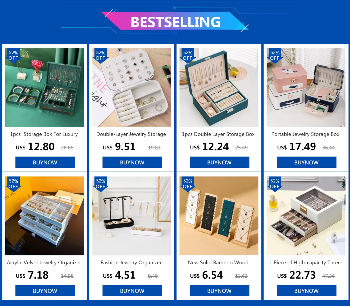 Velvet Box for Storing and Displaying Rings”