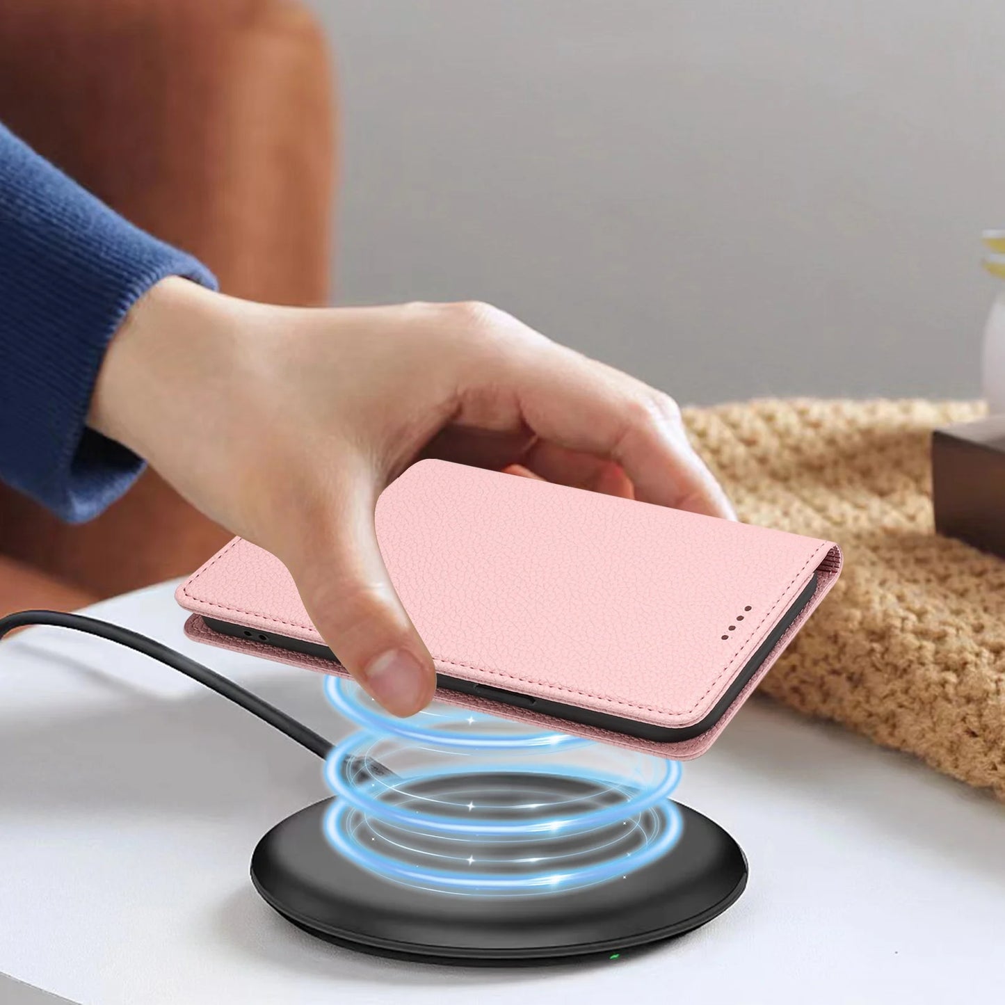 Flip Leather Wallet Cover – iPhone