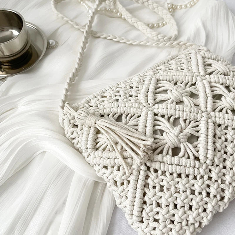 Straw Woven Crossbody Bag