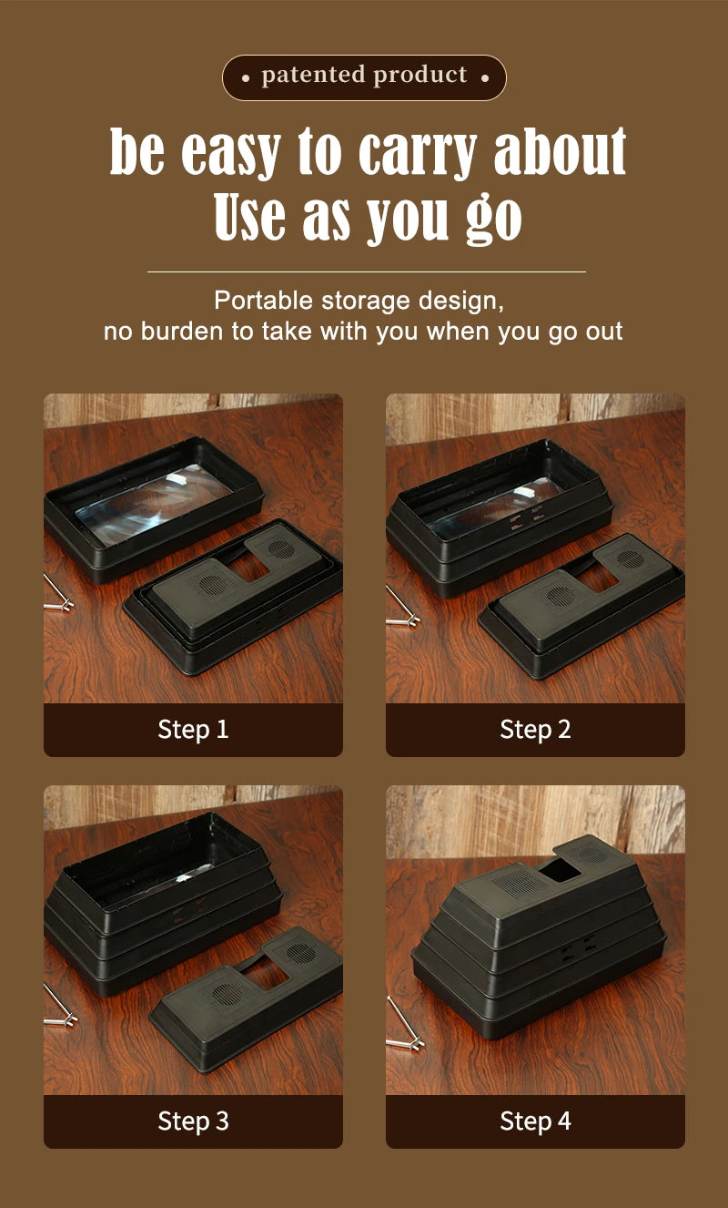 Retro TV Box Phone Magnifier – HD Display