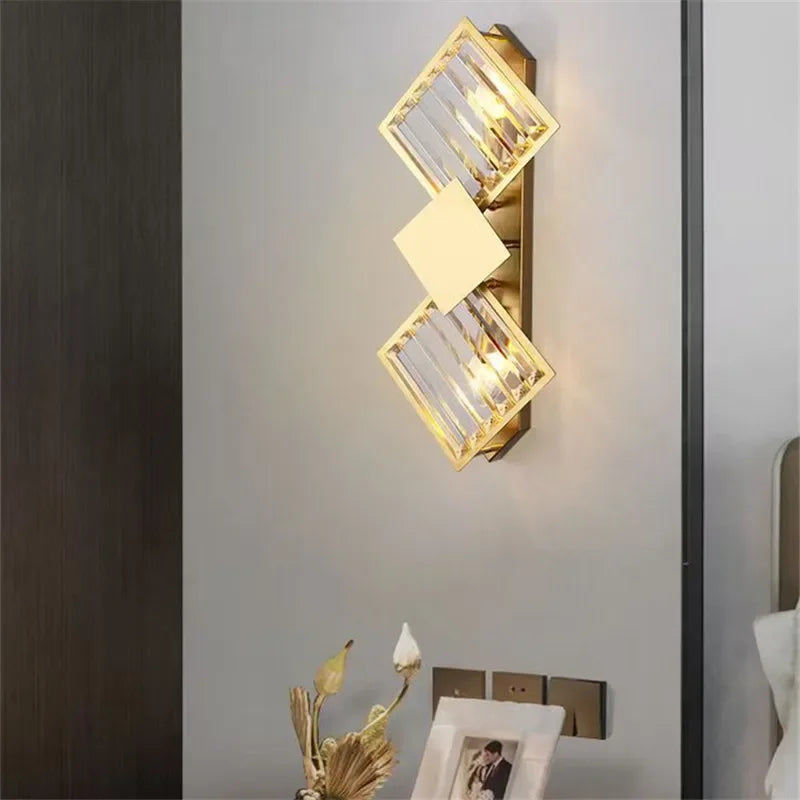 Modern Luxury Crystal Wall Lamp