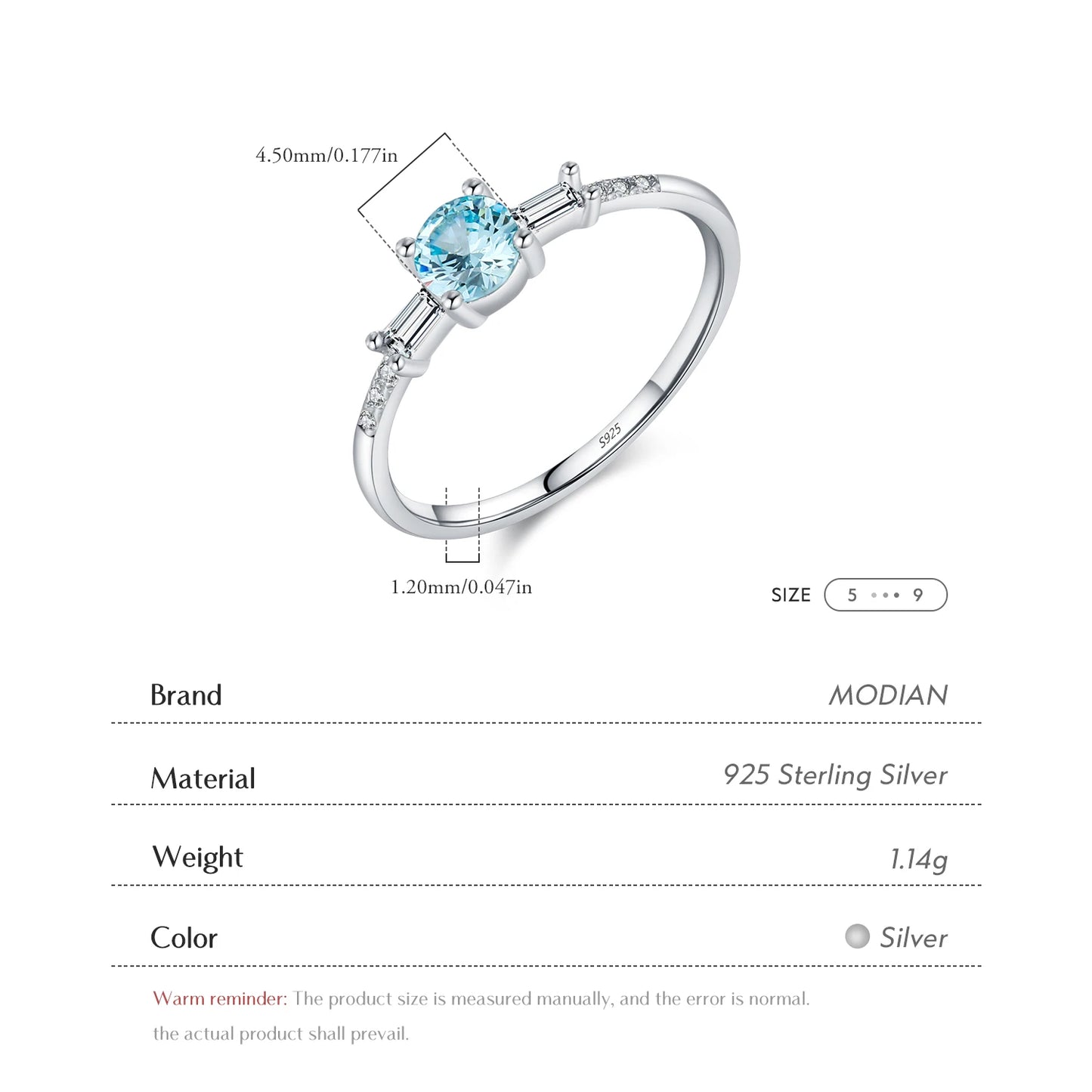 925 Silver Infinity CZ Ring Se