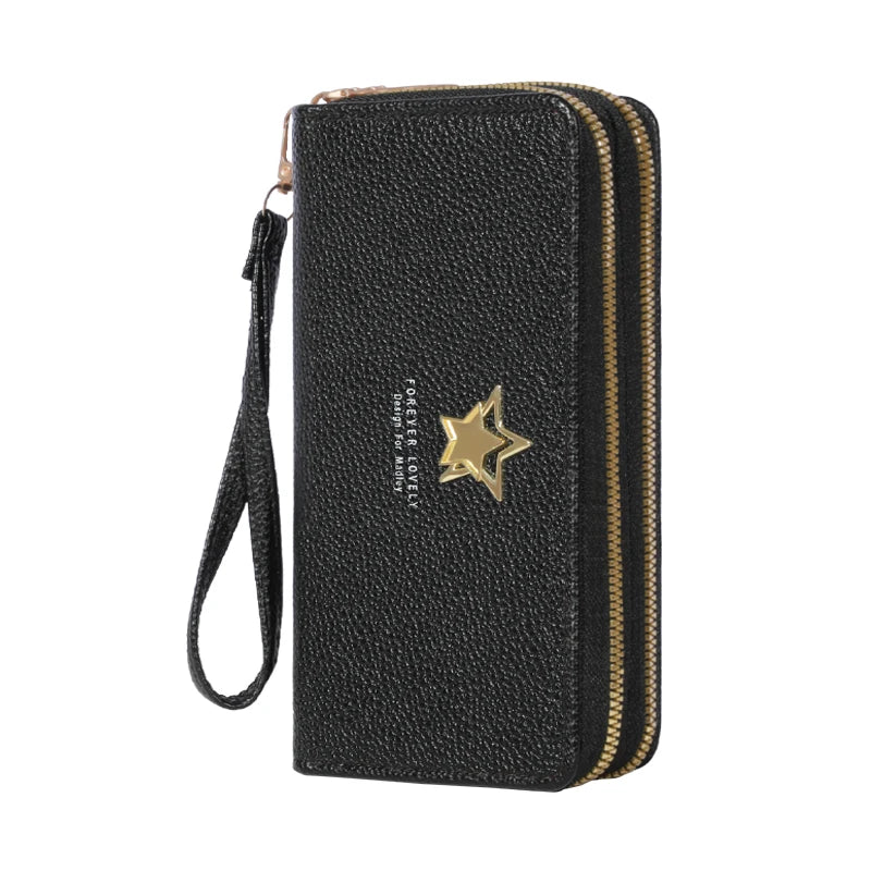 Elegant Hand Clutch with 8 Card Slots & Compartments