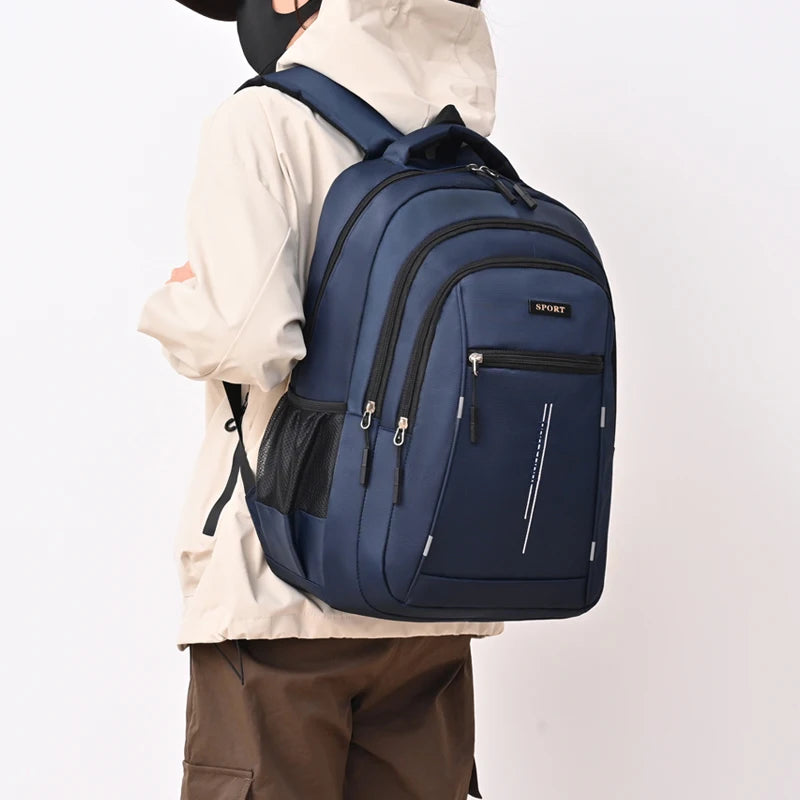 Multi-Functional Simple School Bag for Men