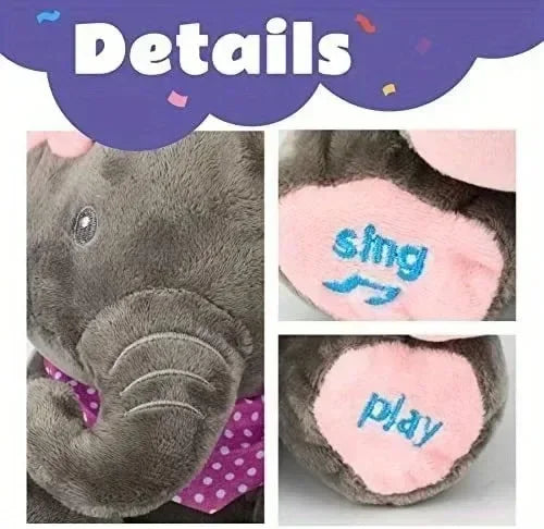 Cute Electric Elephant Plush for Babies