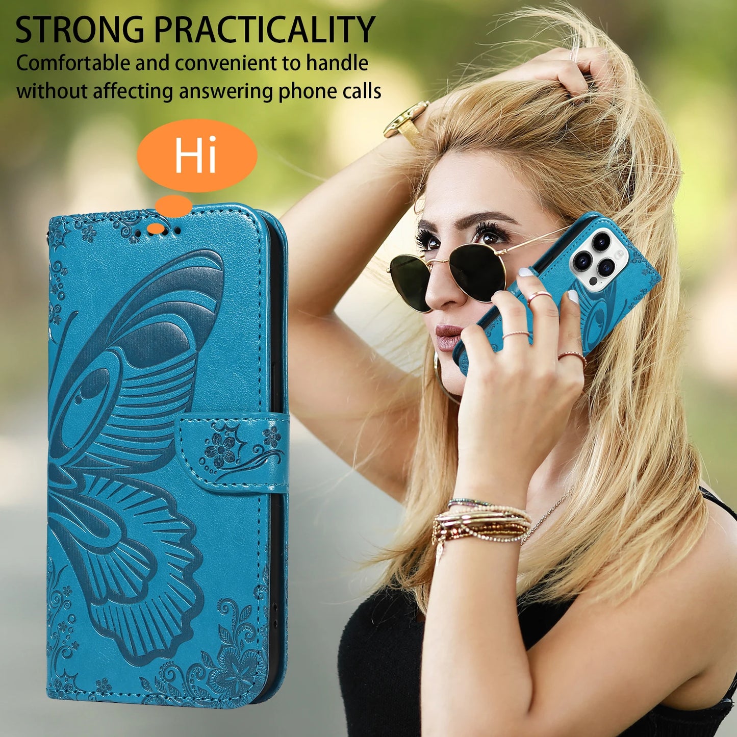 Flip Card Slot Stand Wallet Cover – iPhone