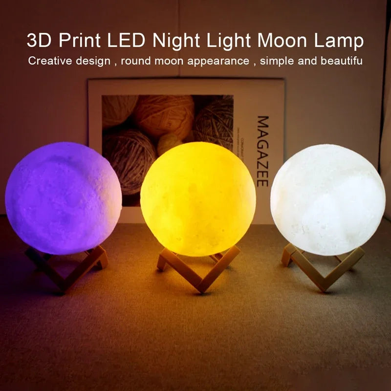 LED Moon & Galaxy Book Light – Perfect Gift for Kids