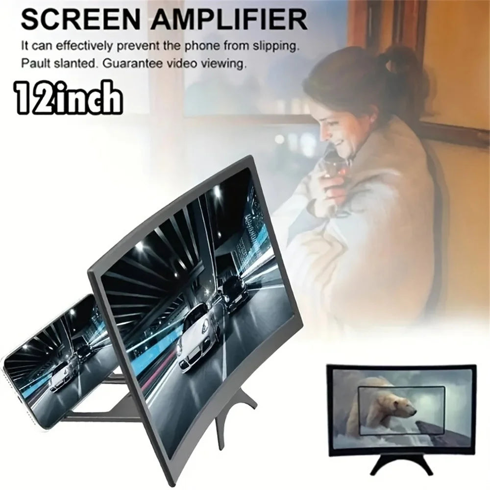 2" HD Phone Screen Amplifier – Curved Display