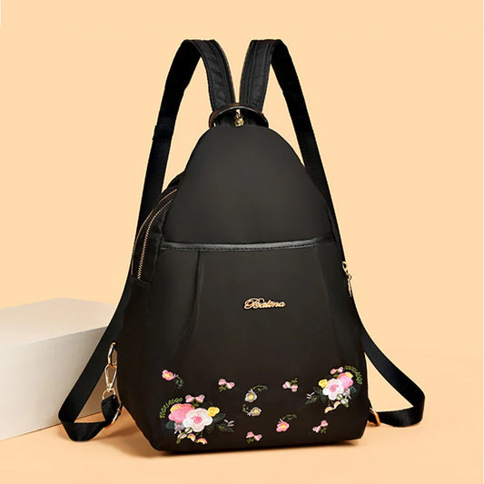 Waterproof Oxford Embroidered Backpack