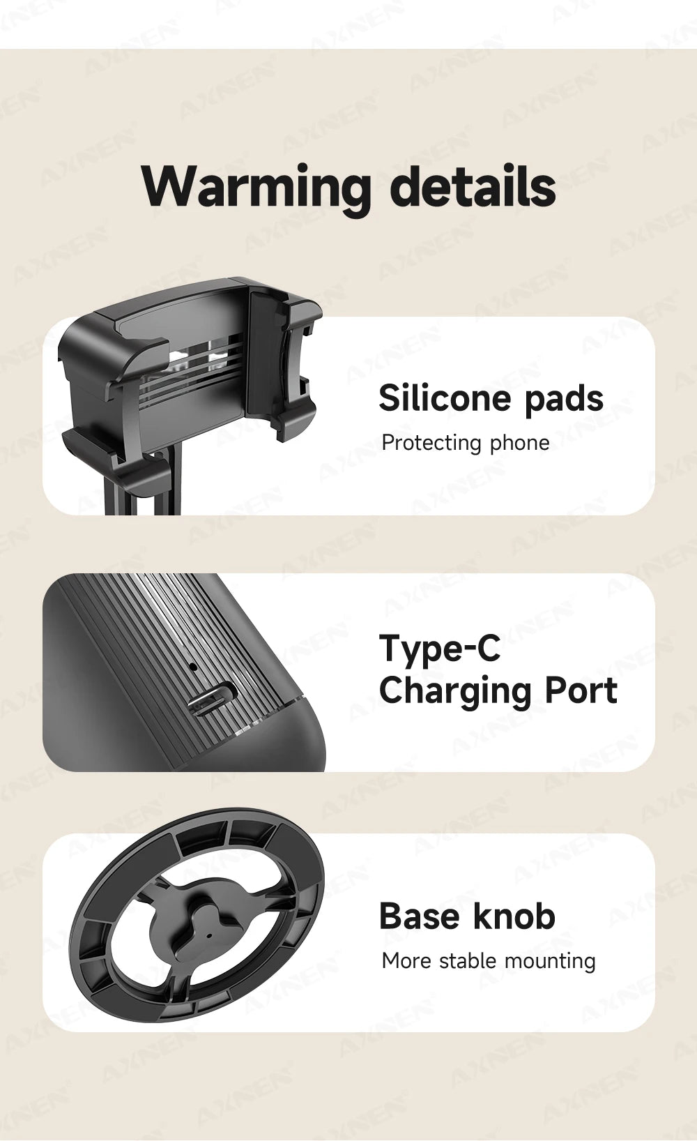 AI 360° Desktop Tracking Phone Holder