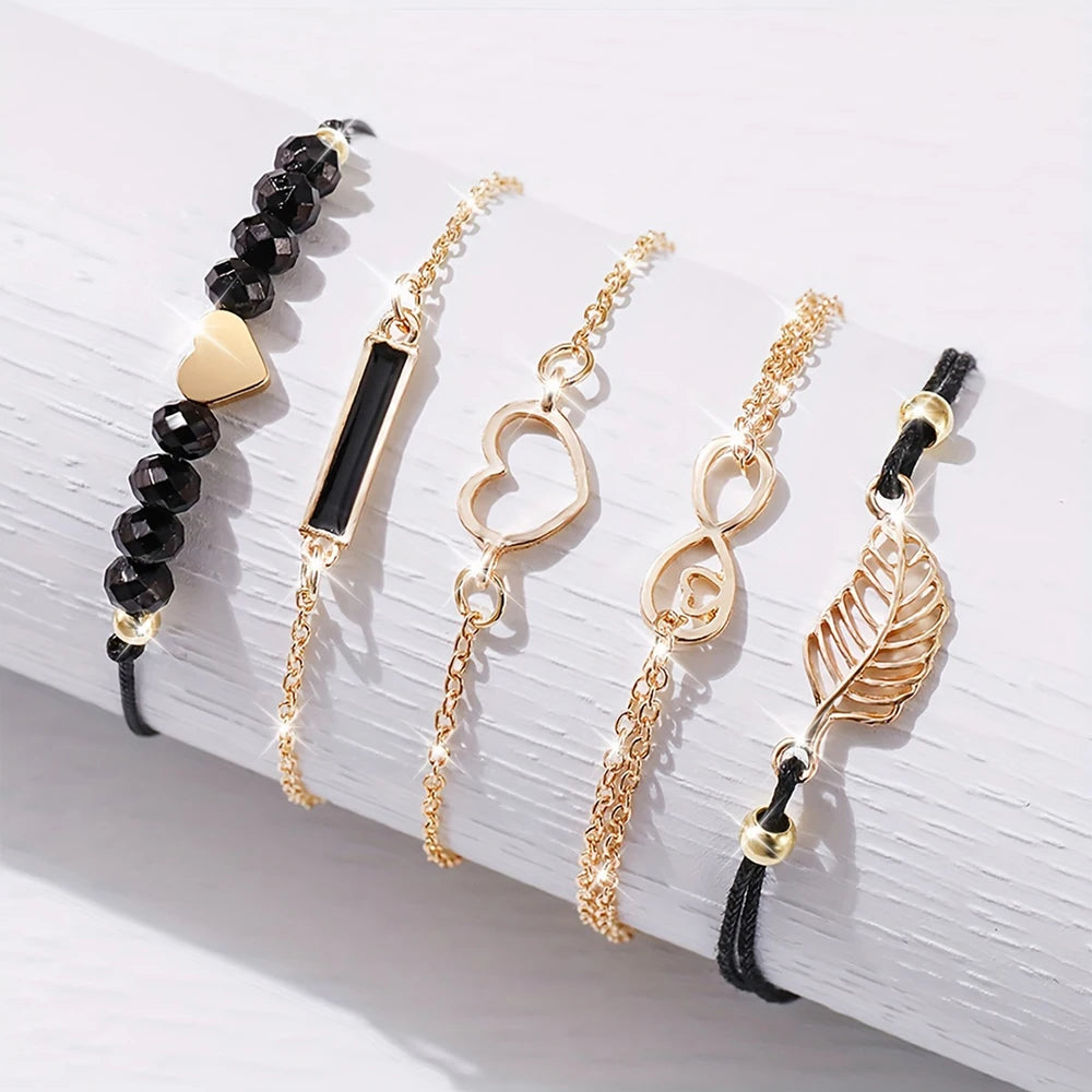 6PCS Women's Fashion Watch Set