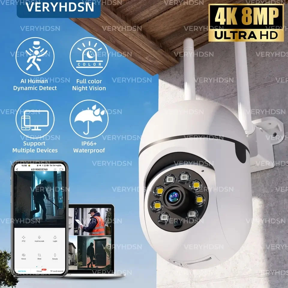 8MP WiFi PTZ Security Camera