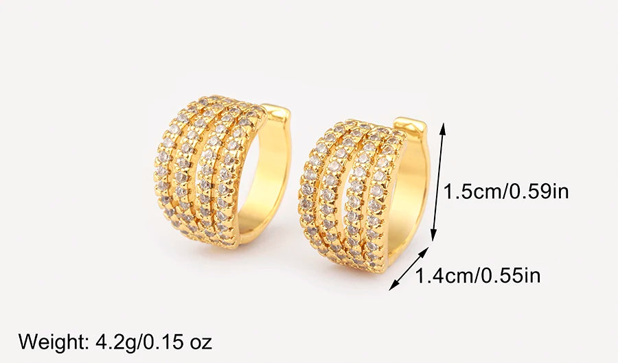 "Zircon Butterfly/Star Clip Earrings – Women’s Ear Cuff Jewelry