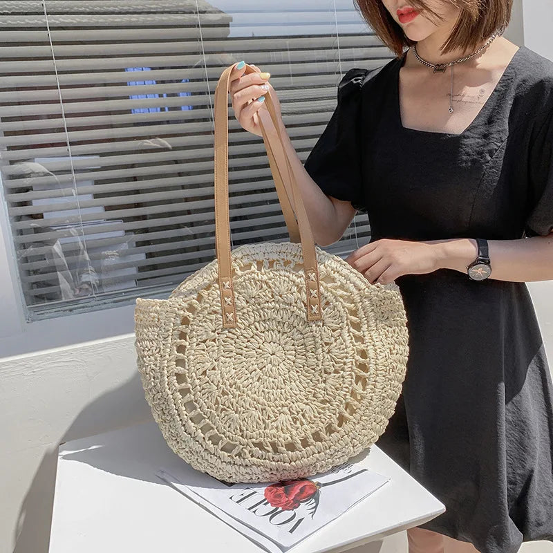 Handmade Woven Beach Tote