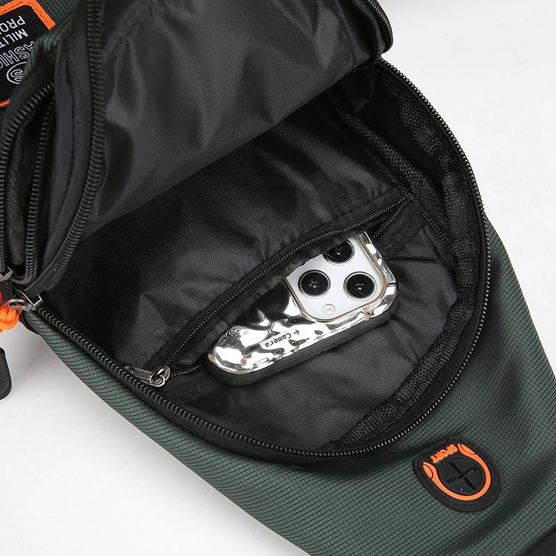 Men’s Large Capacity Chest & Crossbody Bag – Outdoor Sports