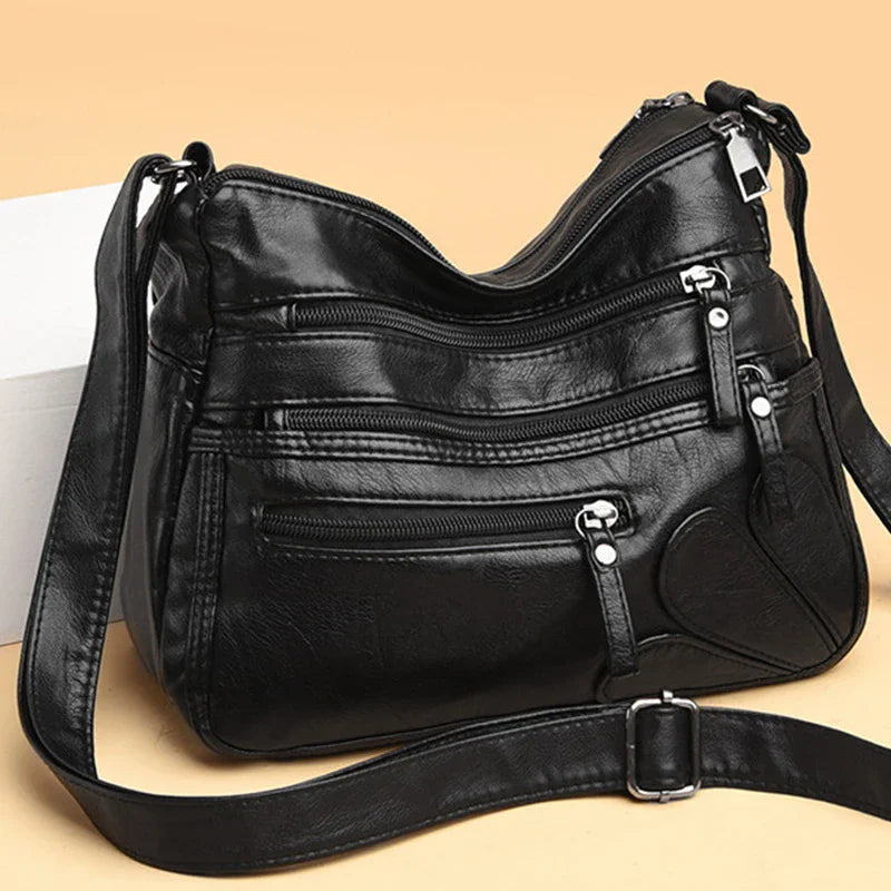 Double-layer Messenger Tote