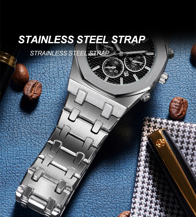 POSHI Men's Luxury Quartz Watch