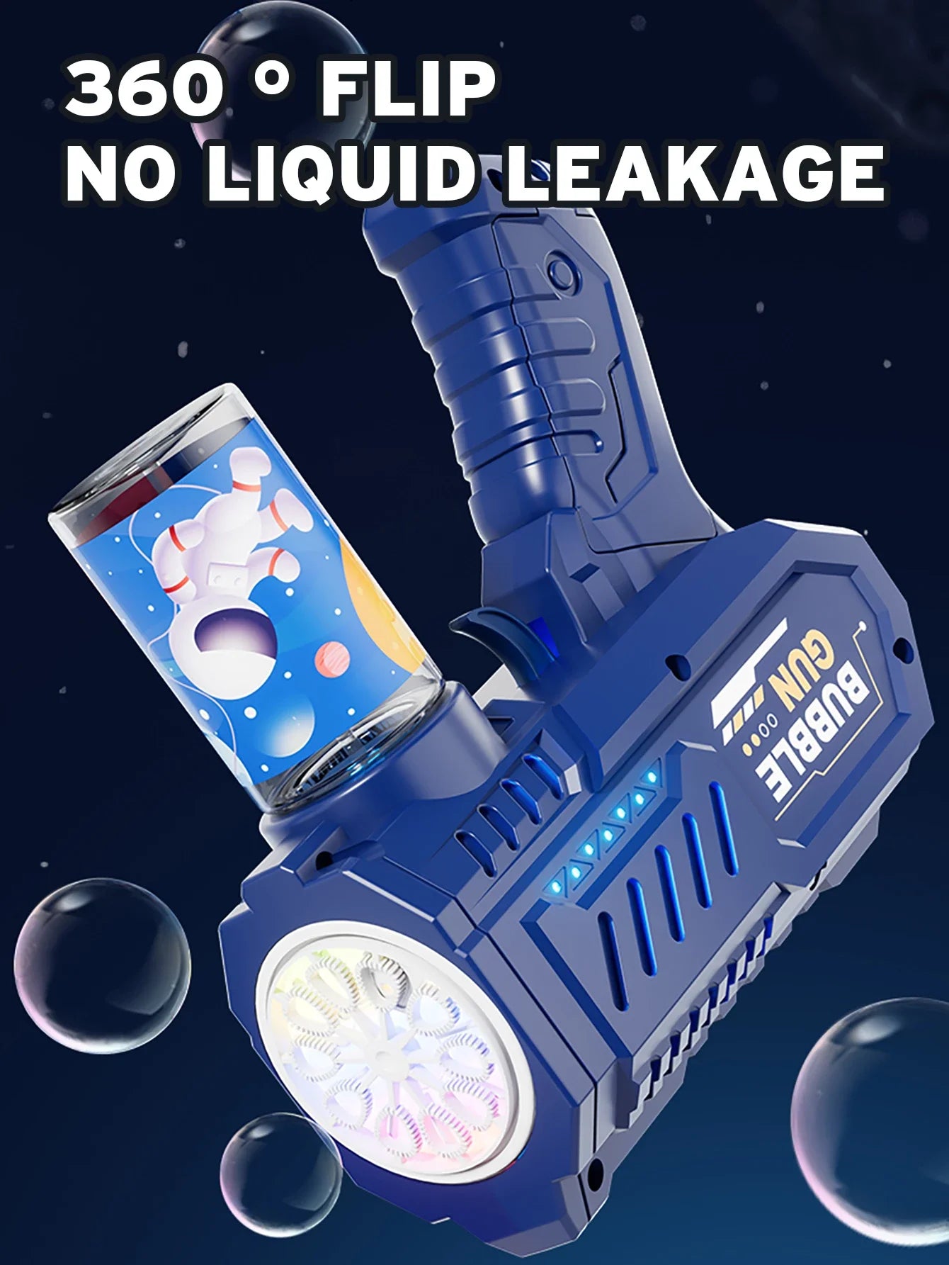 Automatic Bubble Gun – Rocket Bubble Machine for Kids